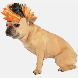 Mohawk Wig Punk Rock Star Pet Costume Accessory
